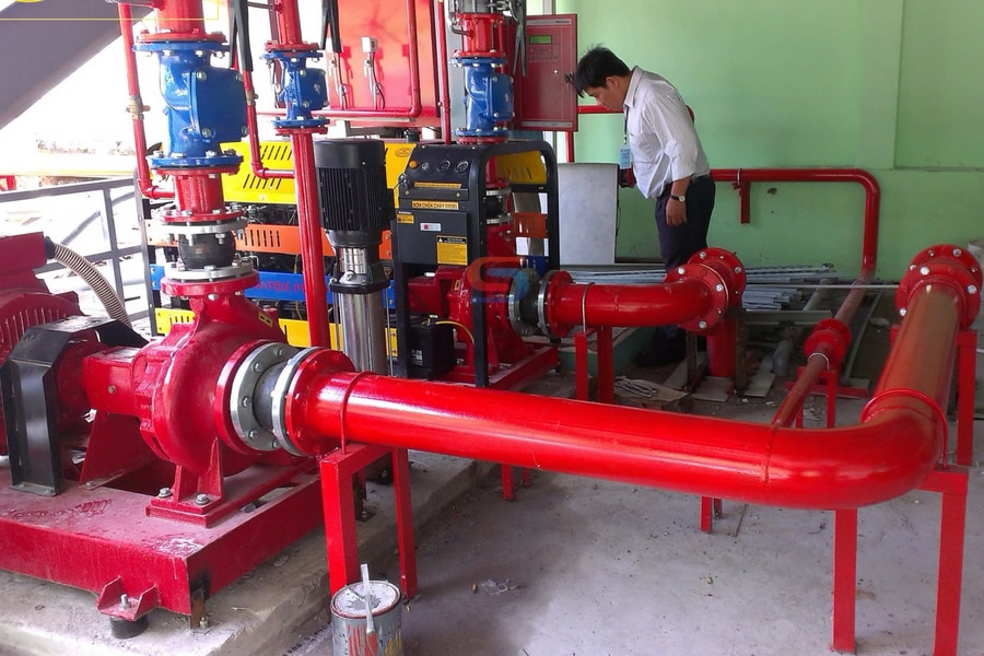 Hệ thống chữa cháy Sprinkler (Tự động)